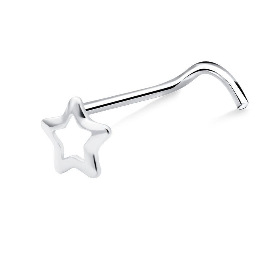 Mini Star Curved Nose Stud NSKZ-1919