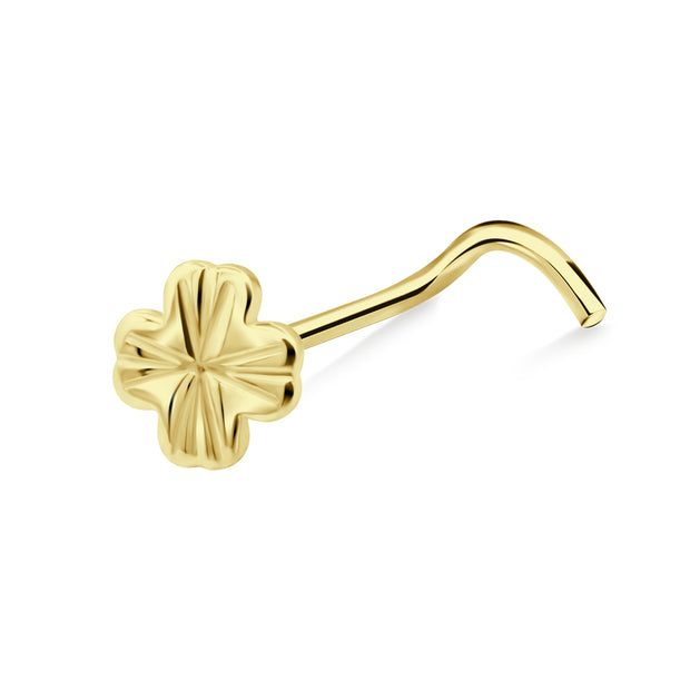 Four-Petal Flower Nose Stud NSKZ-1955