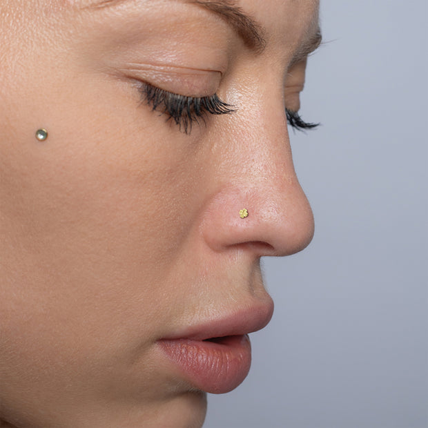 Four-Petal Flower Nose Stud NSKZ-1955
