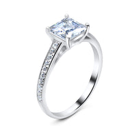 Aurora Princess CZ Silver Ring NSR-2830