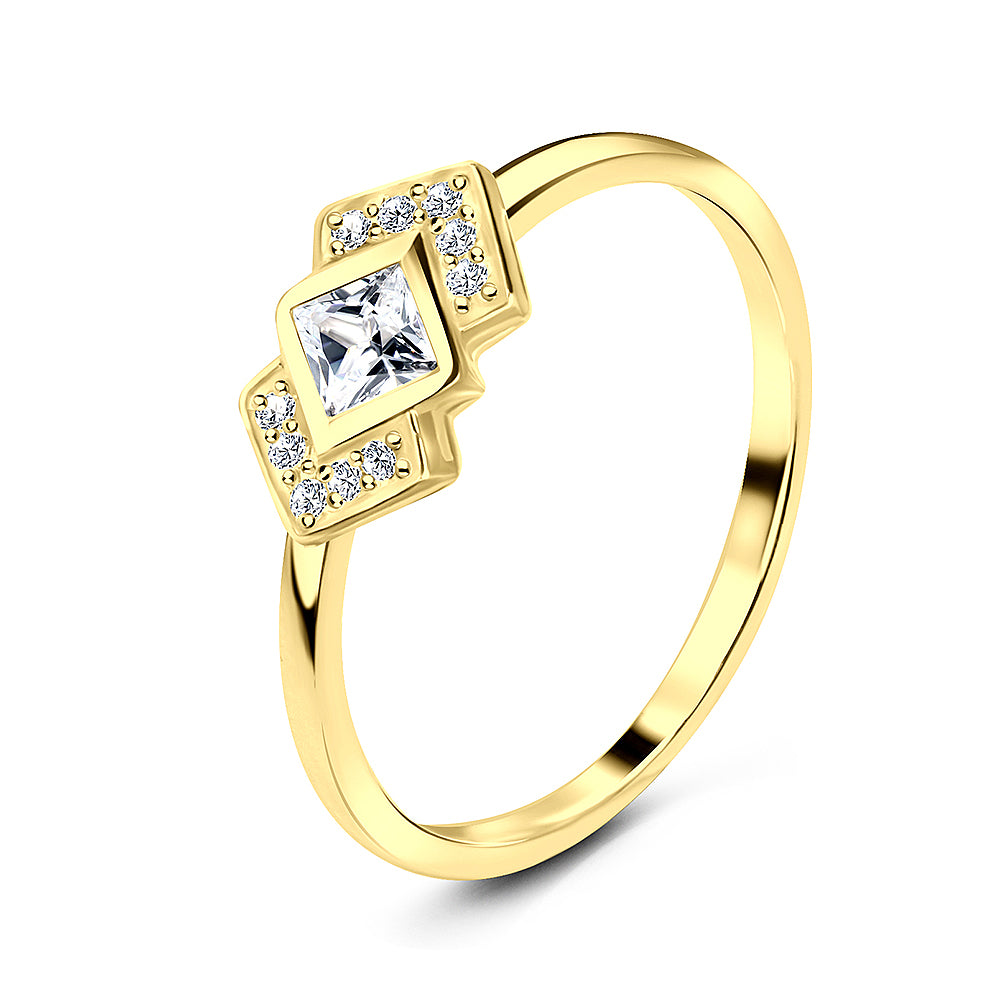 Beautiful CZ Silver Ring NSR-3173