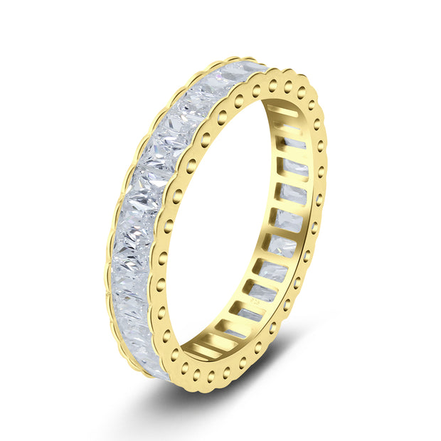 CZ Setting Silver Ring NSR-3226
