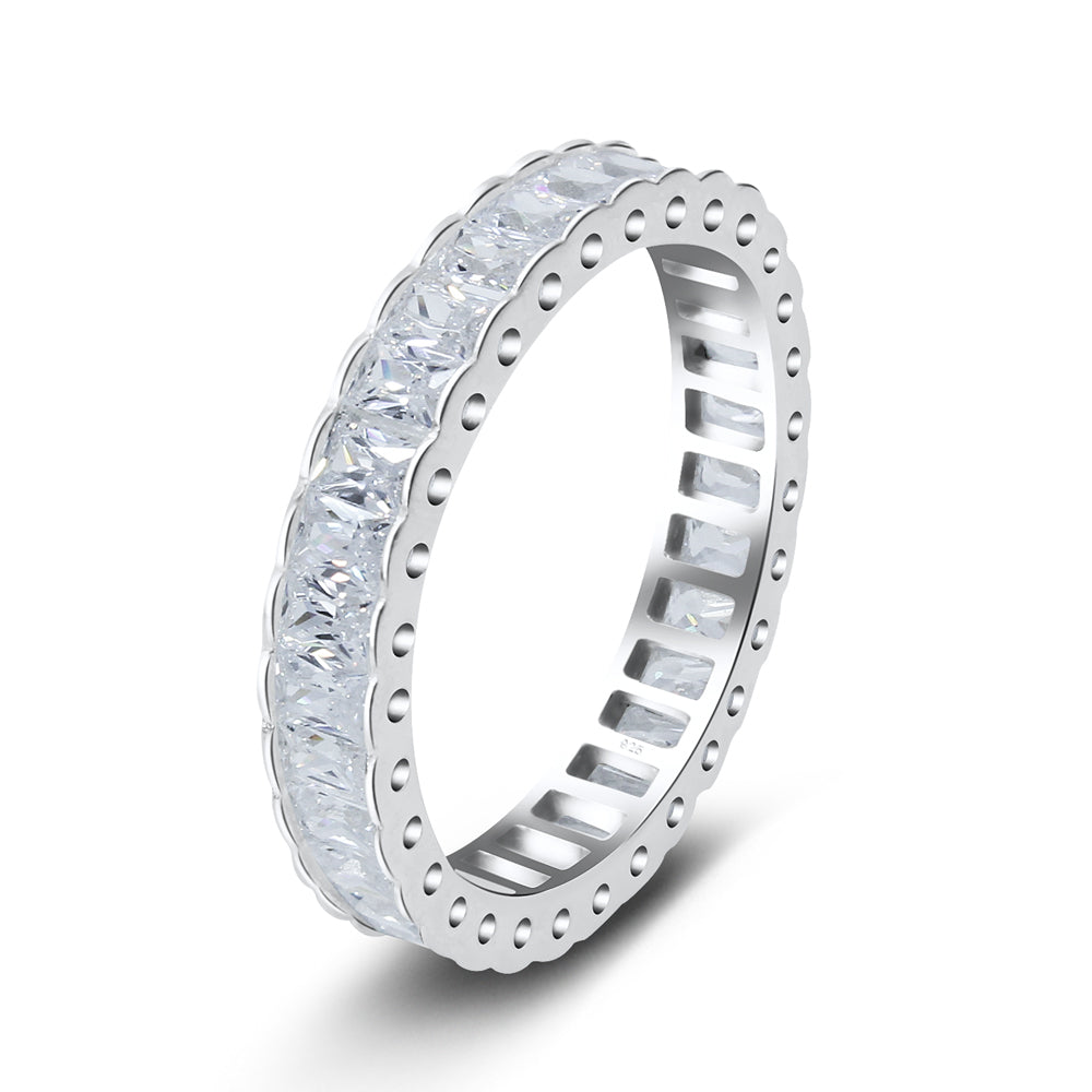 CZ Setting Silver Ring NSR-3226