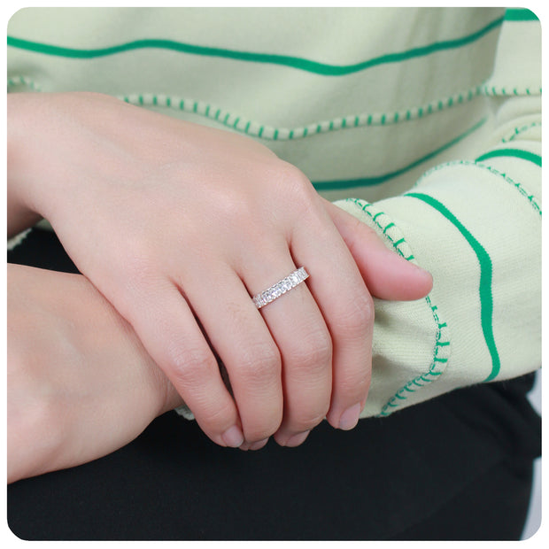 CZ Setting Silver Ring NSR-3226