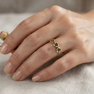 Unique Flowers Silver Ring NSR-3264