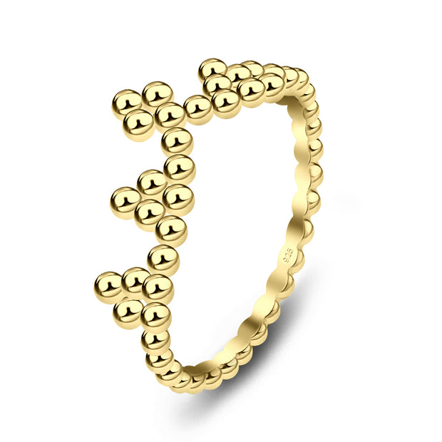 Crown Design Silver Ring NSR-3332