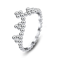 Crown Design Silver Ring NSR-3332