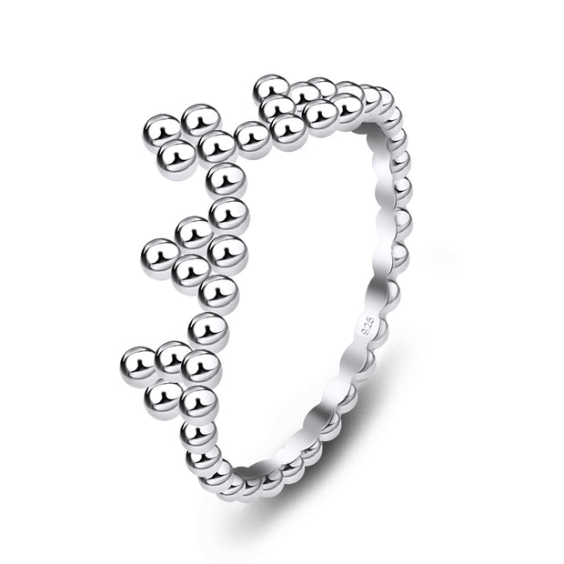 Crown Design Silver Ring NSR-3332