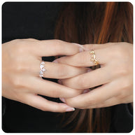 Crown Shape Silver Ring NSR-3336