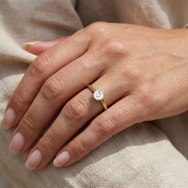 Gorgeous CZ Silver Ring NSR-3367