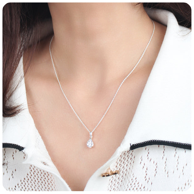 CZ Drop Necklace SPE-206