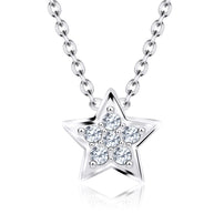 Elegant CZ Star Necklace SPE-2458