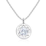 Circle Star CZ Necklace SPE-3206
