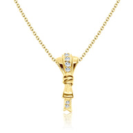 CZ Bow Necklace SPE-3312