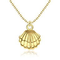 Scallop Shell Necklace SPE-3686
