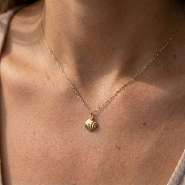 Scallop Shell Necklace SPE-3686