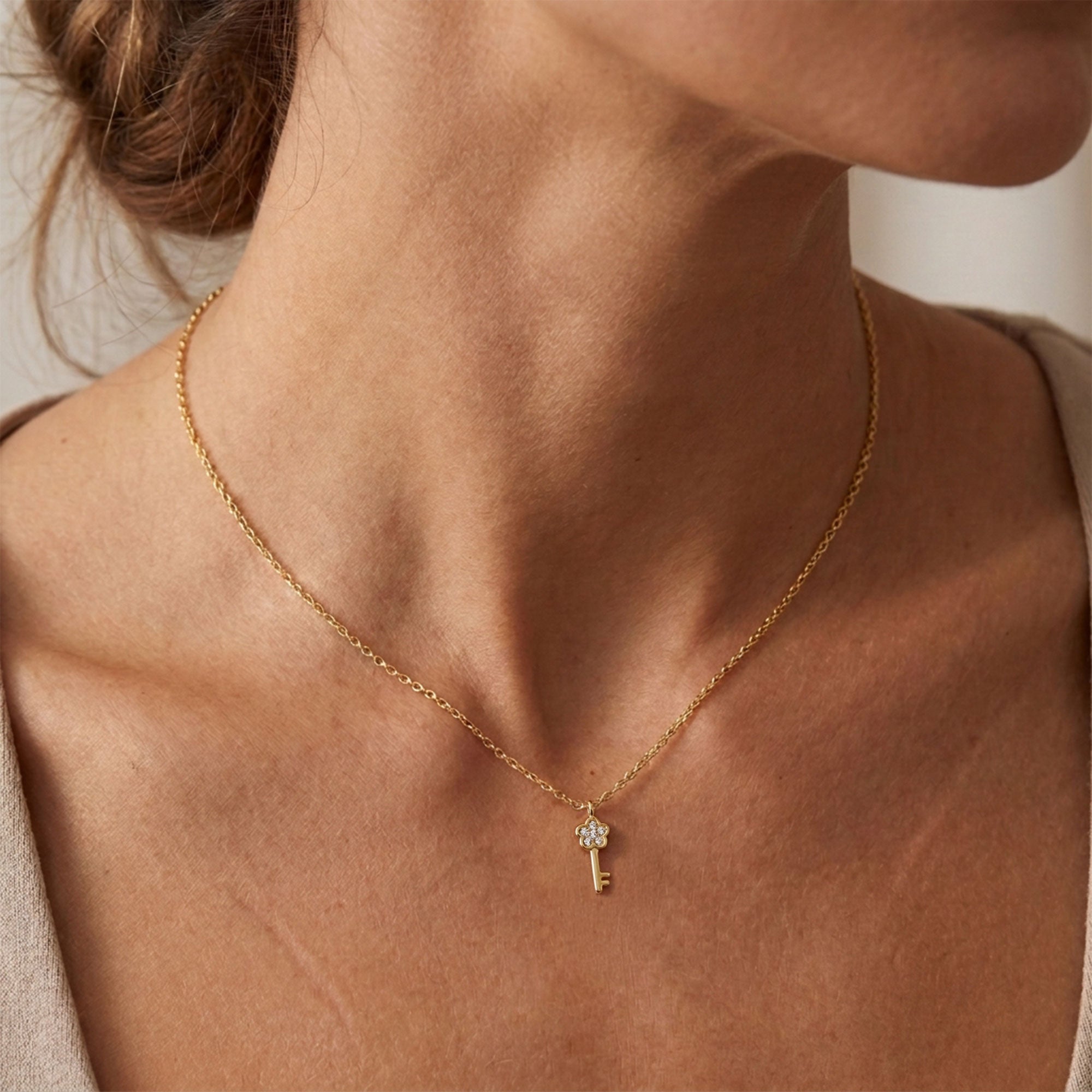 Blossom Key Necklace SPE-4094