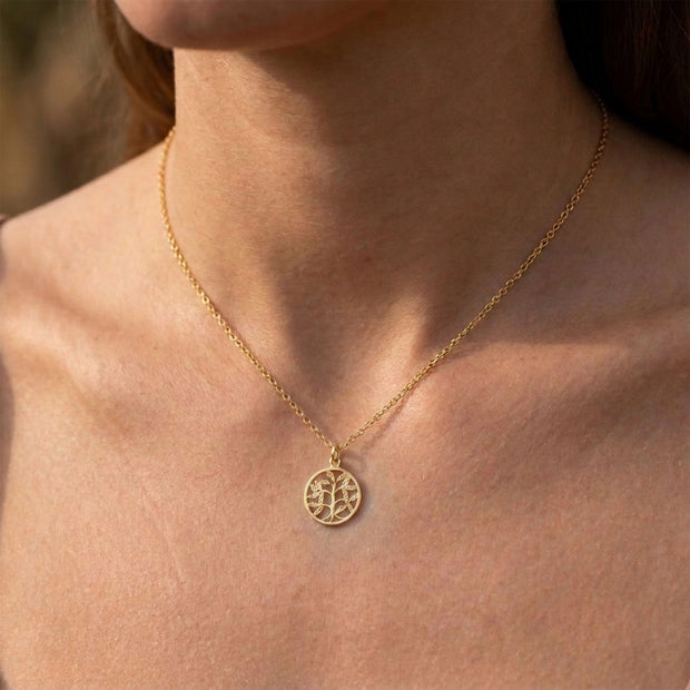 Tree of Life Circle Necklace SPE-5106