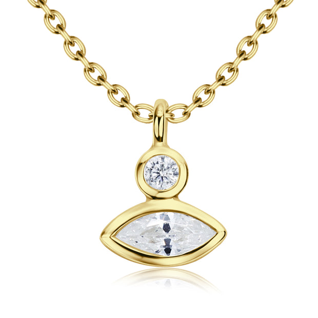 Gorgeous Eye Shaped Necklace SPE-5253