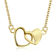 Double Heart Shape Necklace SPE-5255