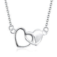 Double Heart Shape Necklace SPE-5255