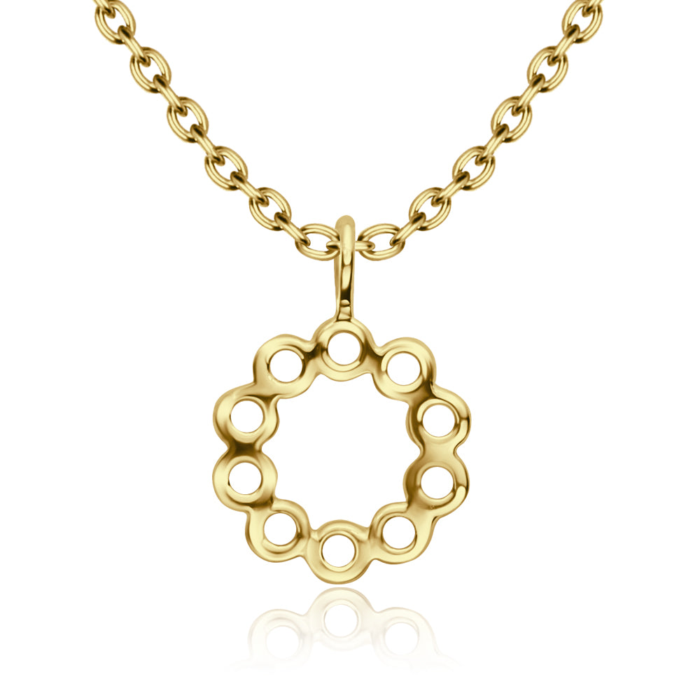 Bubble Circle Necklace SPE-5257