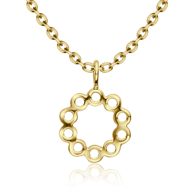 Bubble Circle Necklace SPE-5257