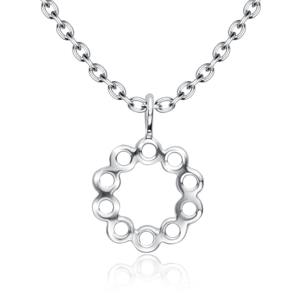 Bubble Circle Necklace SPE-5257