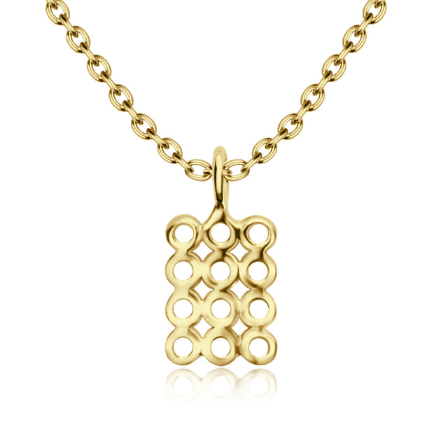 Flat Hole Shaped Necklace SPE-5259