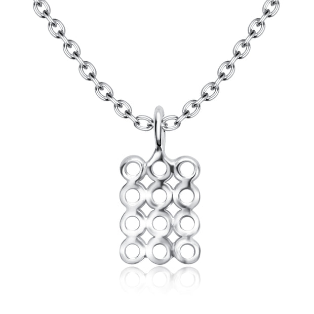 Flat Hole Shaped Necklace SPE-5259