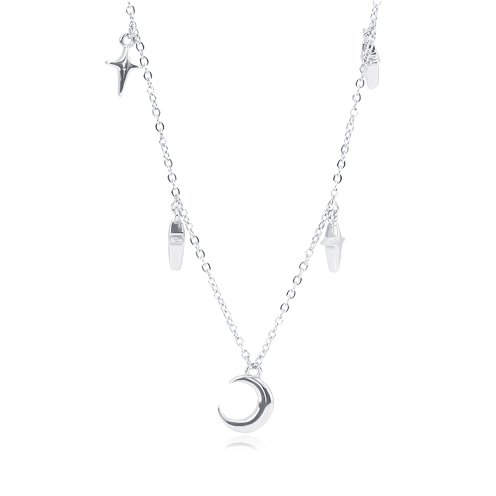 Moon and Stars Necklace SPE-5599
