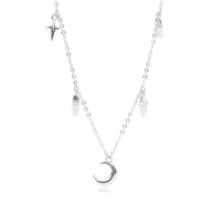 Moon and Stars Necklace SPE-5599