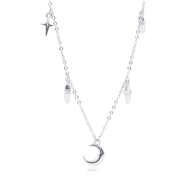 Moon and Stars Necklace SPE-5599
