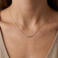 Feather Bar Necklace SPE-964