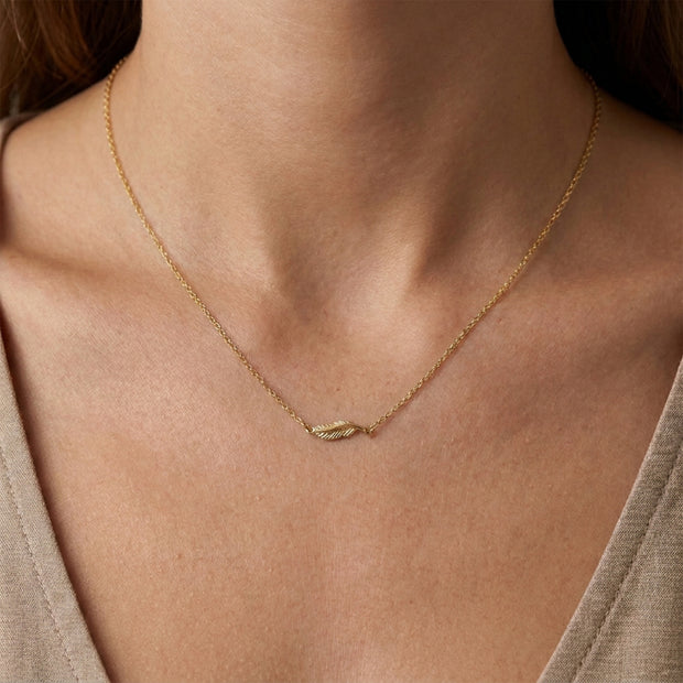 Feather Bar Necklace SPE-964