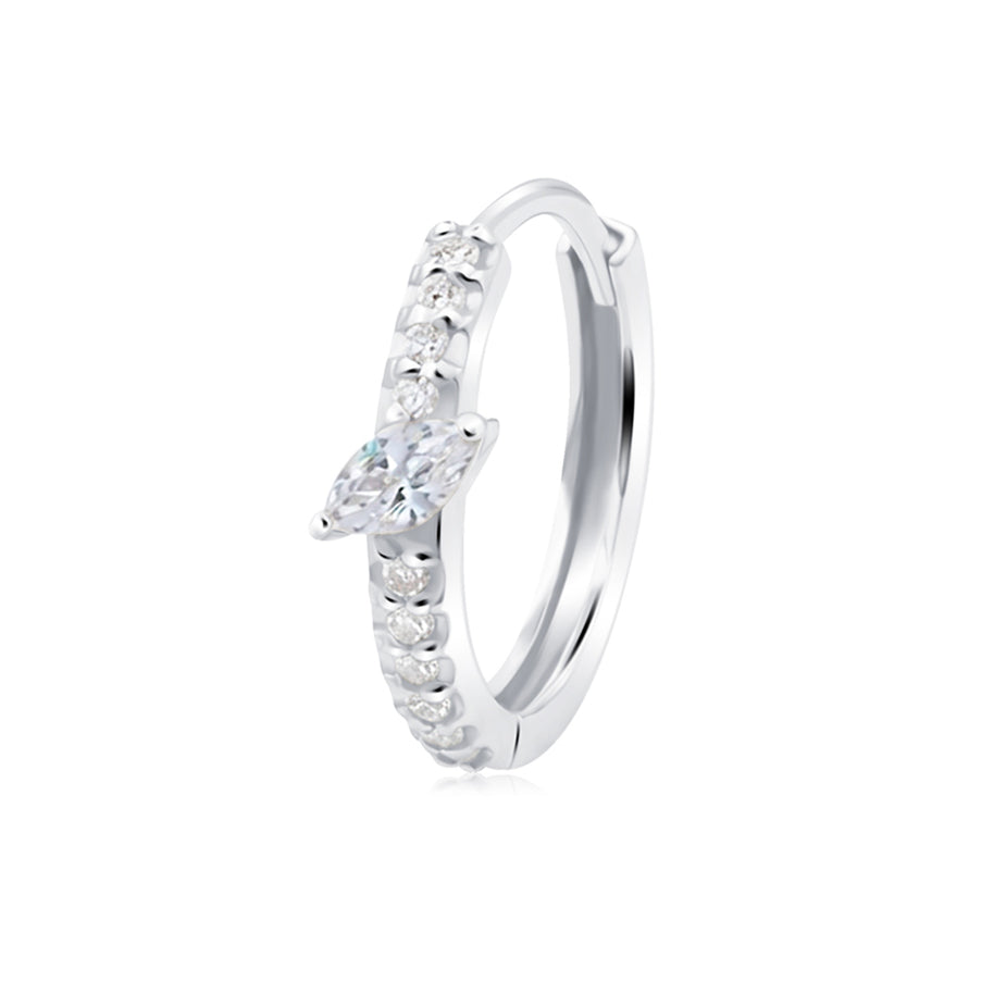 Marquise CZ Huggies Earring STHG-131