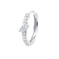 Marquise CZ Huggies Earring STHG-131