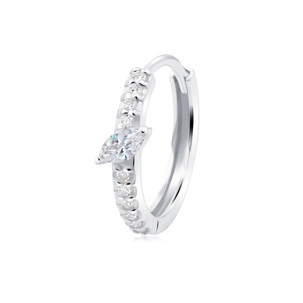 Marquise CZ Huggies Earring STHG-131