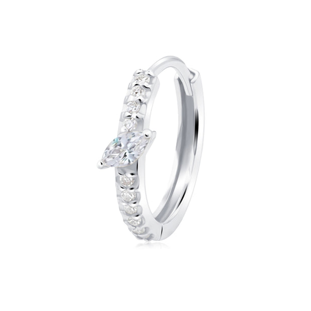 Marquise CZ Huggies Earring STHG-131