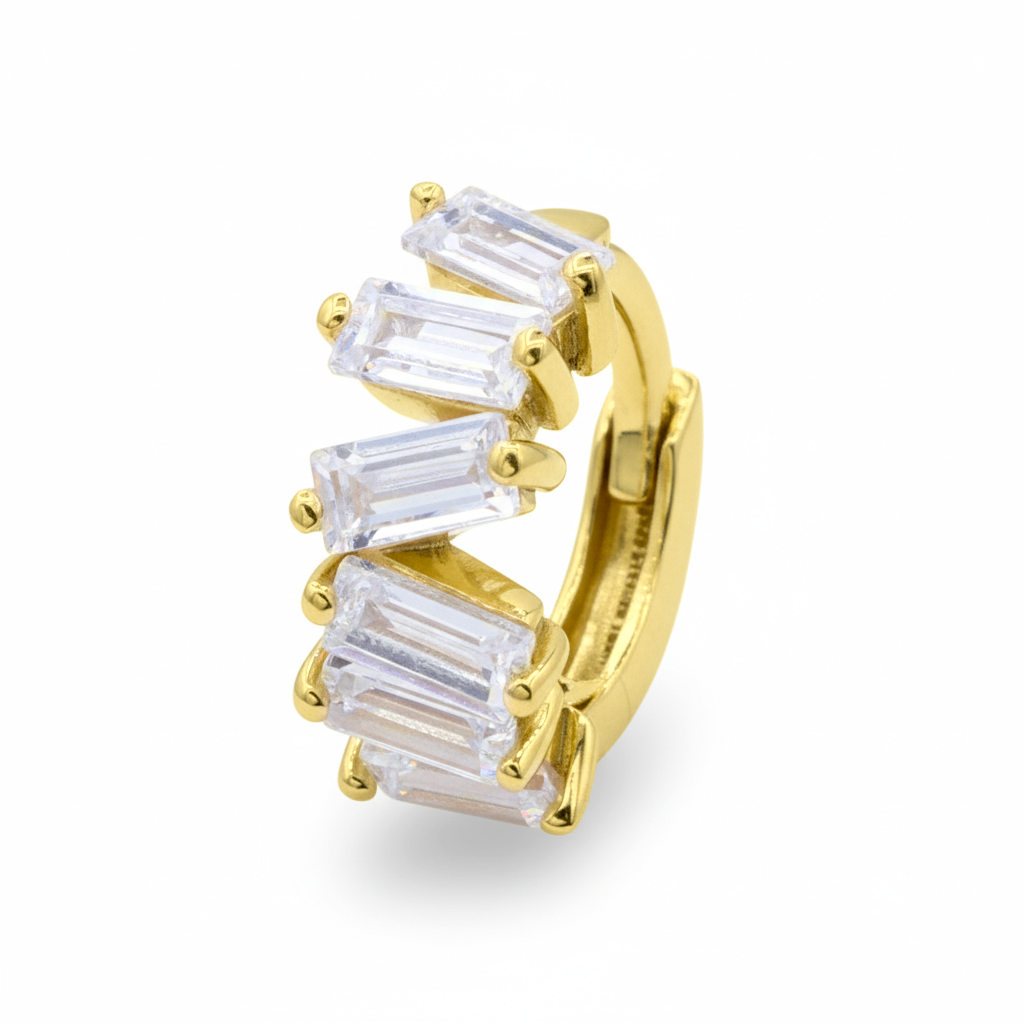 Gorgeous CZ Huggies Earring STHG-132