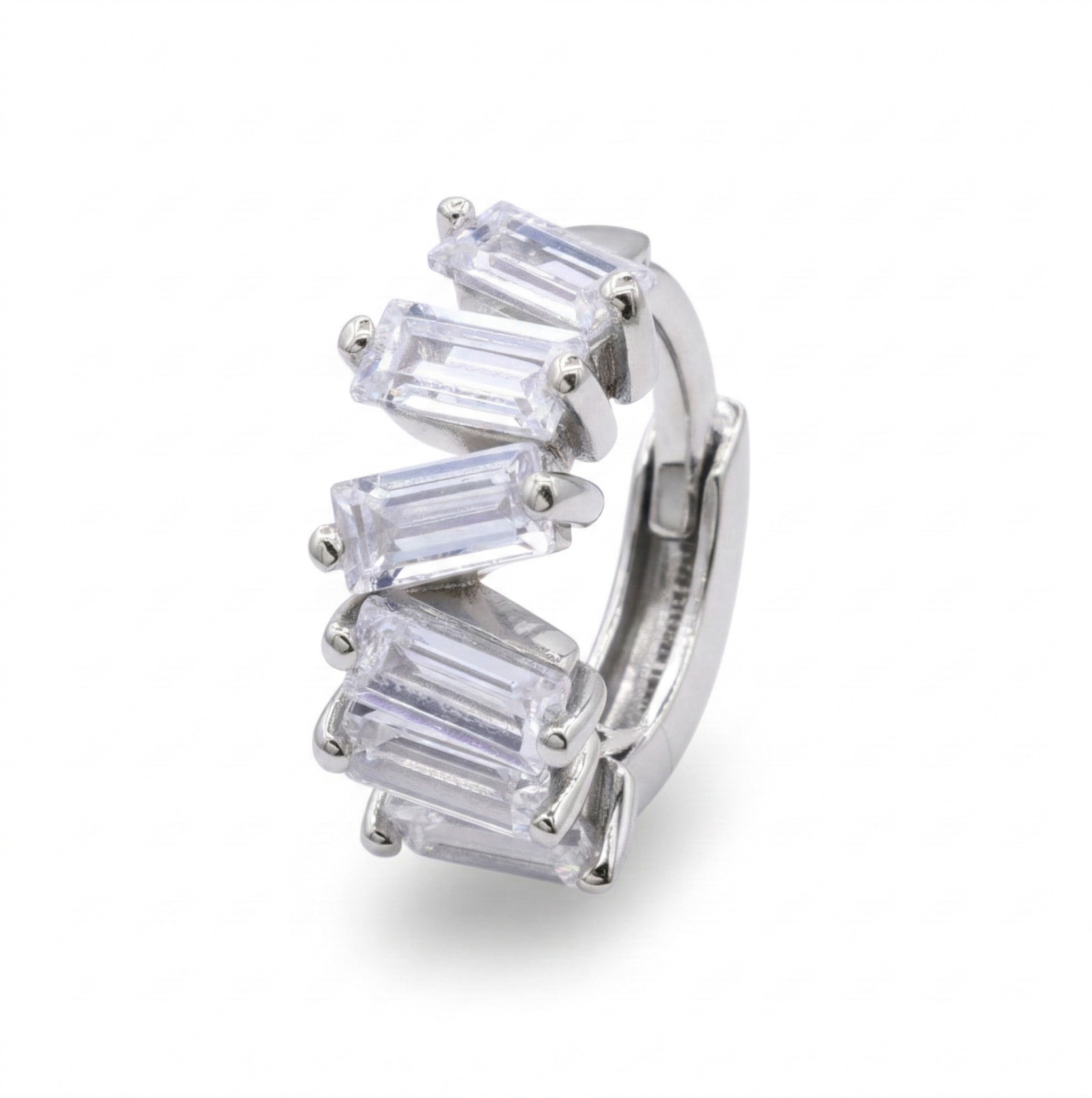 Gorgeous CZ Huggies Earring STHG-132