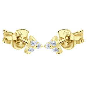 PavÃ© Crystal Cluster Stud Earrings STS-2689