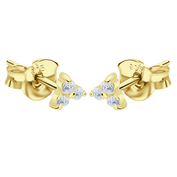 PavÃ© Crystal Cluster Stud Earrings STS-2689