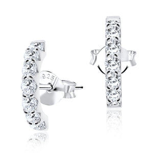 PavÃ© Crystal Stud Earrings STS-3219
