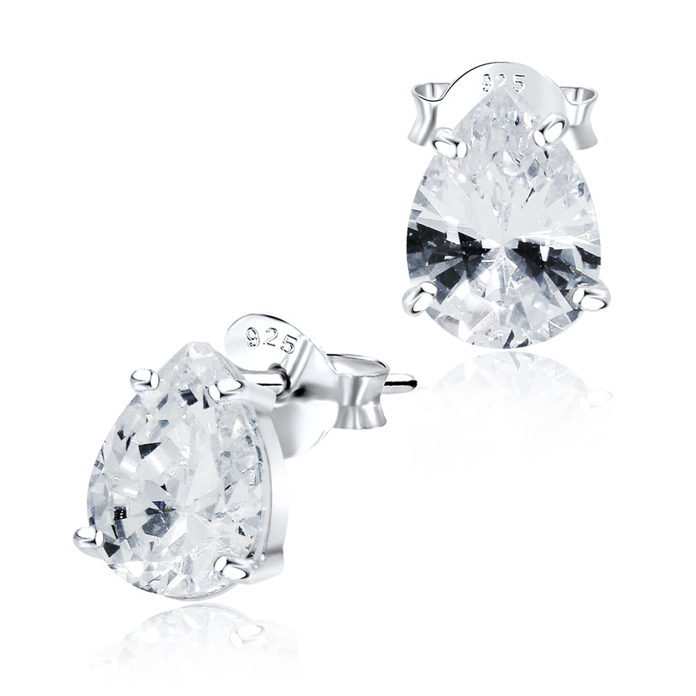 Oval Crystal Stud Earring STS-3363