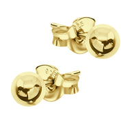 Classic Silver Ball Stud Earrings STS-564-3