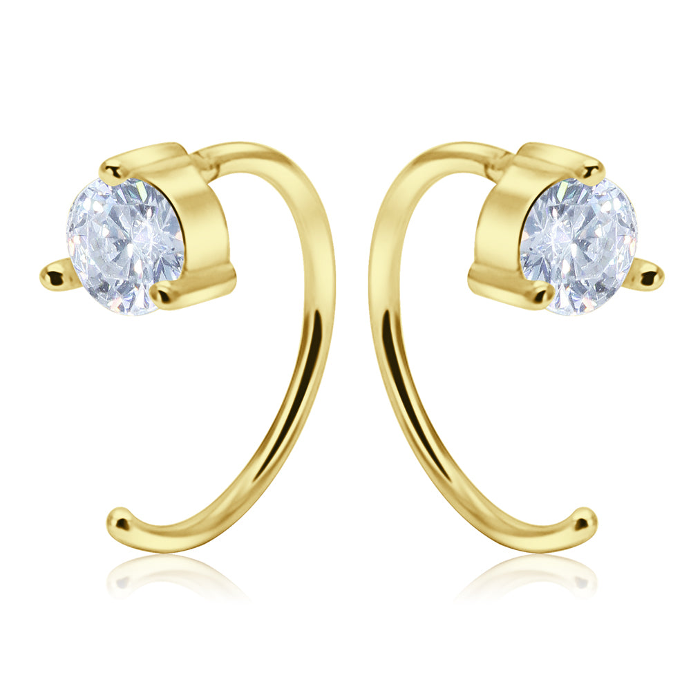 Radiant Crystal Stud Earrings STS-5804
