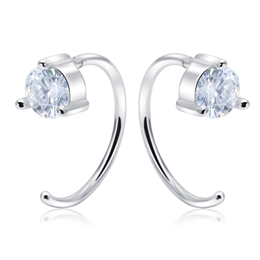 Radiant Crystal Stud Earrings STS-5804