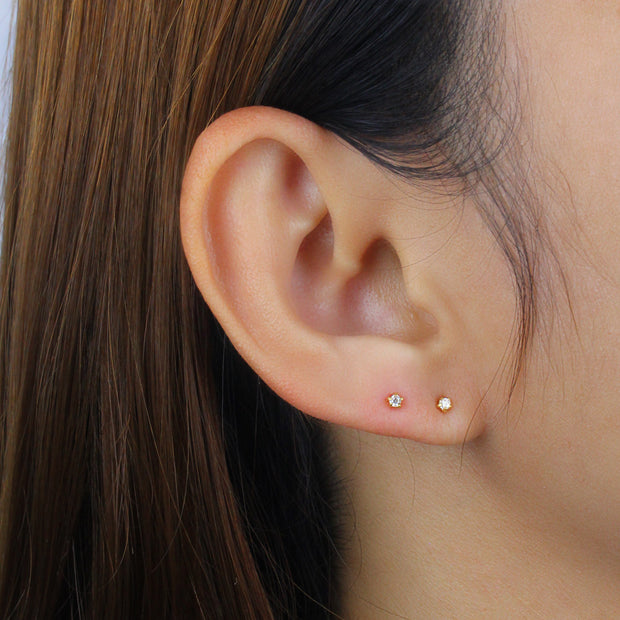 Radiant Crystal Stud Earrings STS-5874