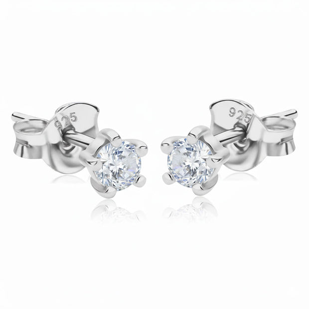 Radiant Crystal Stud Earrings STS-5874